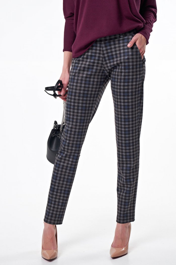 Брюки с бантом на поясе