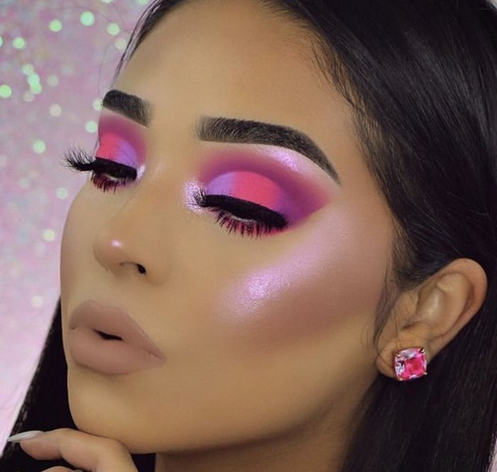 Новогодний макияж 2020 яркий