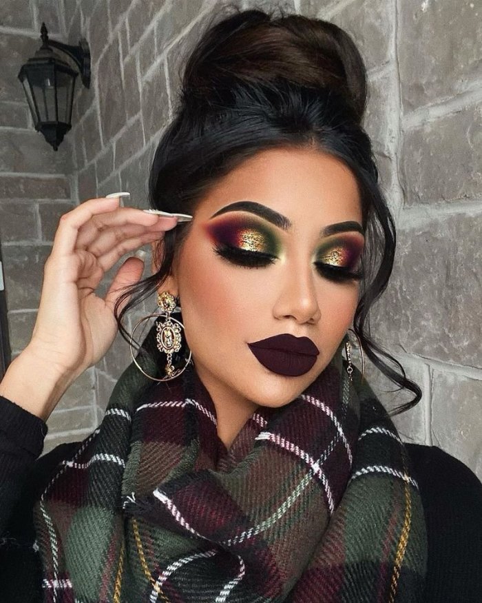 Вечерний макияж на новый год 2021