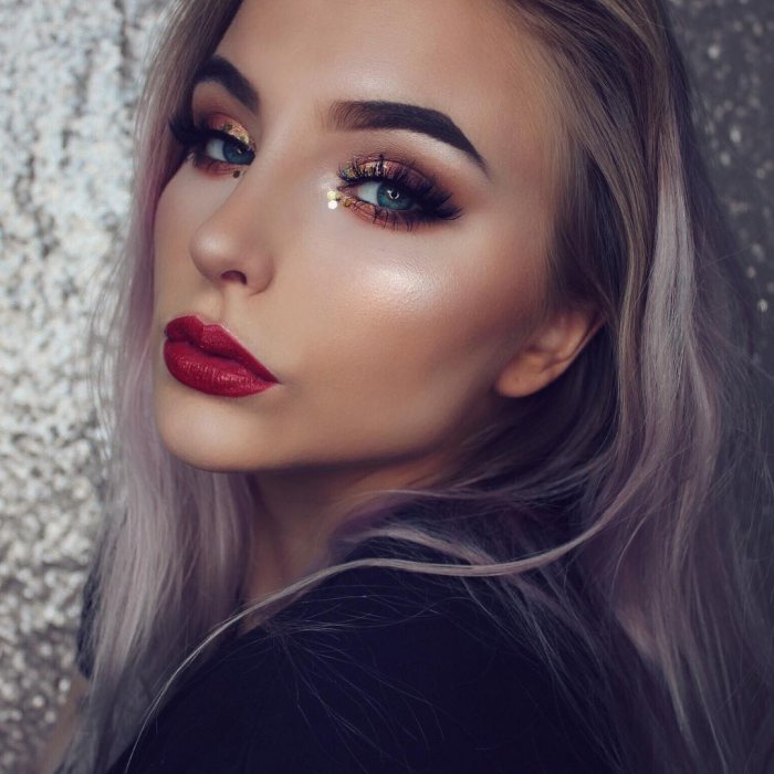 Новогодний макияж