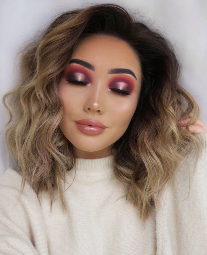 Новогодний макияж 2020