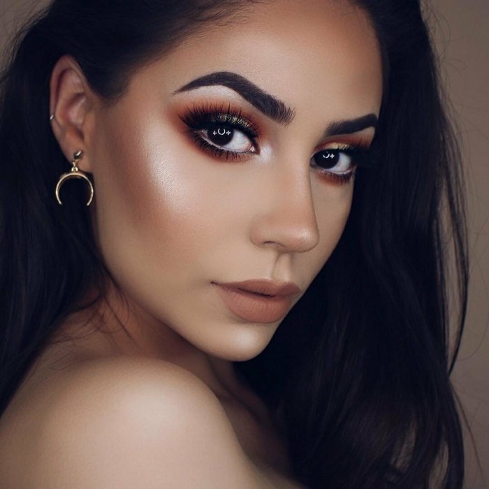 Макияж для карих глаз