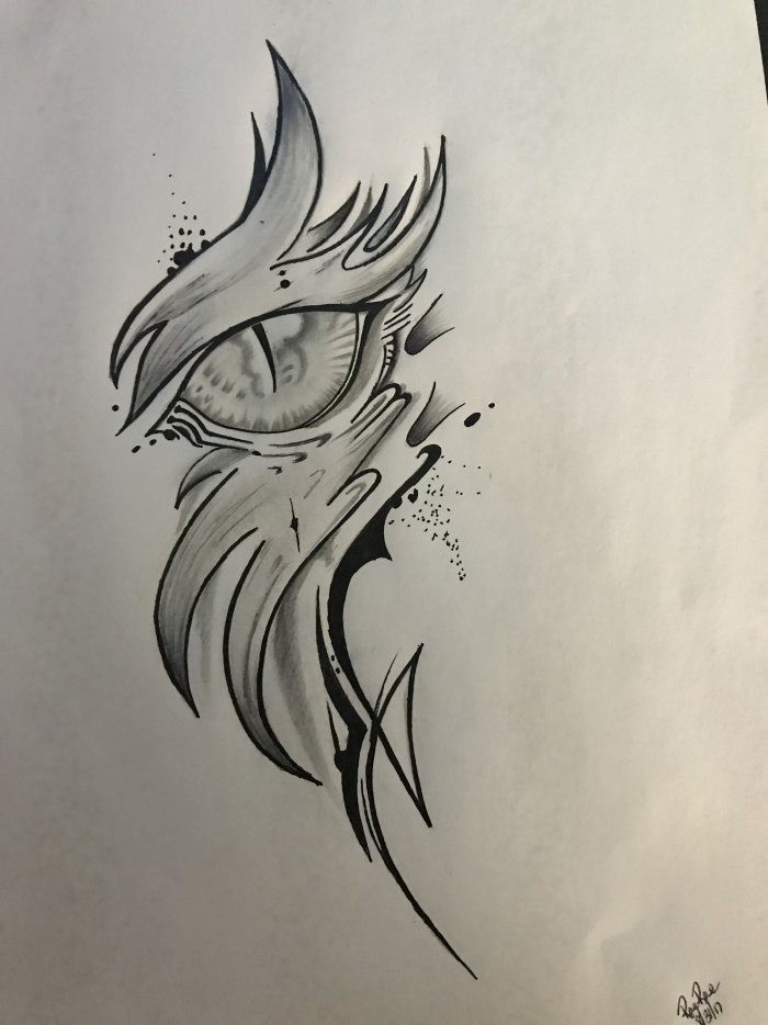 Временные Татуировки дракон