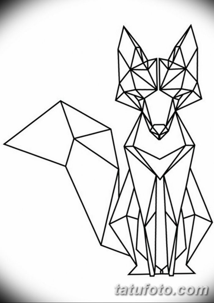 Животные в стиле геометрия