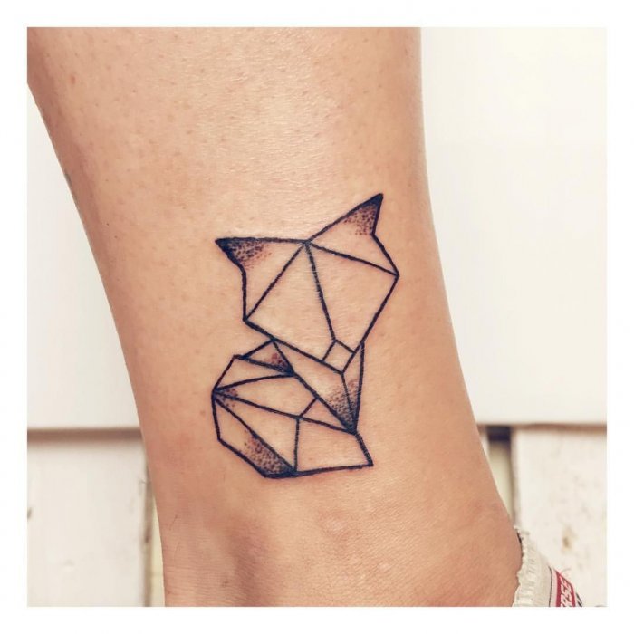 Животные из геометрических фигур