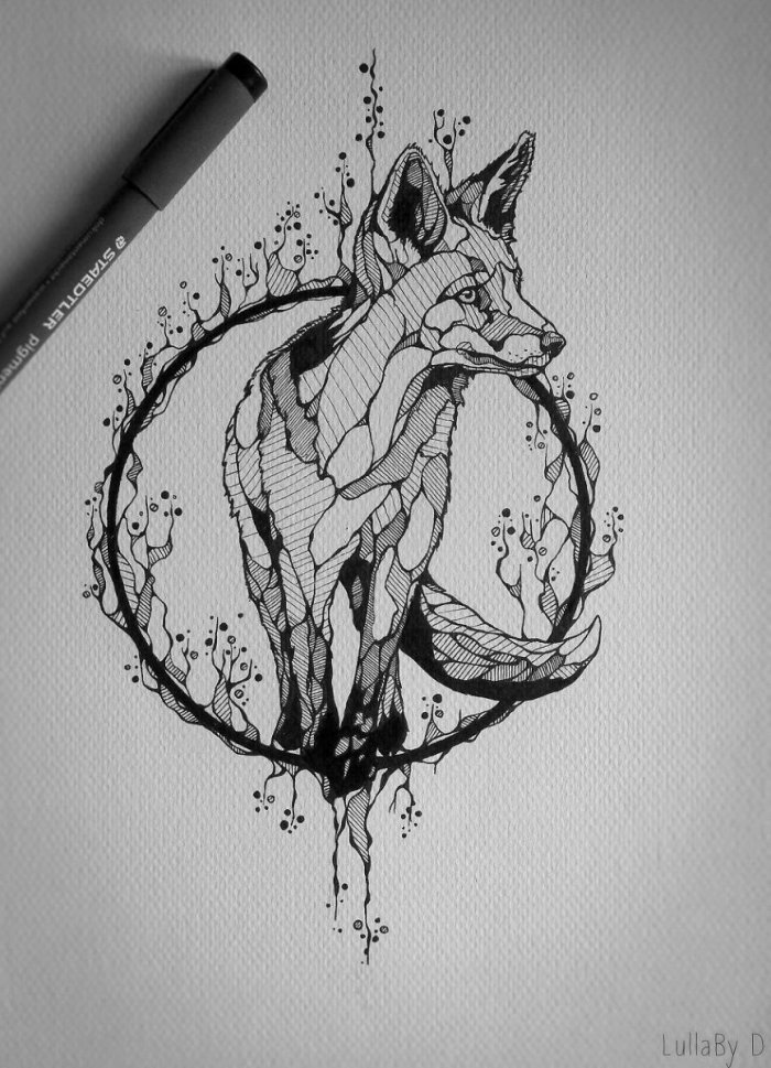 Необычные тату эскизы