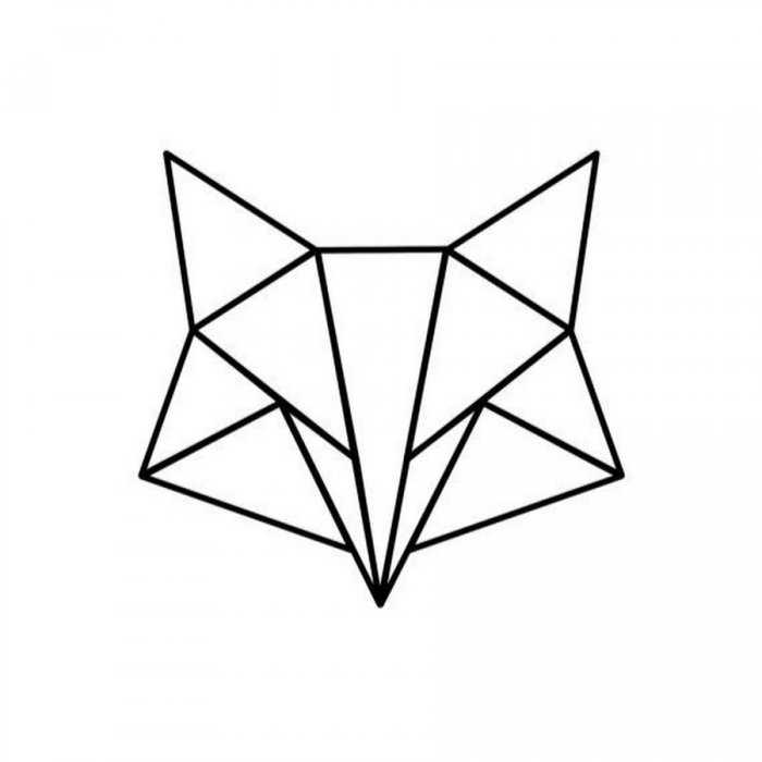 Геометрическая лиса простая