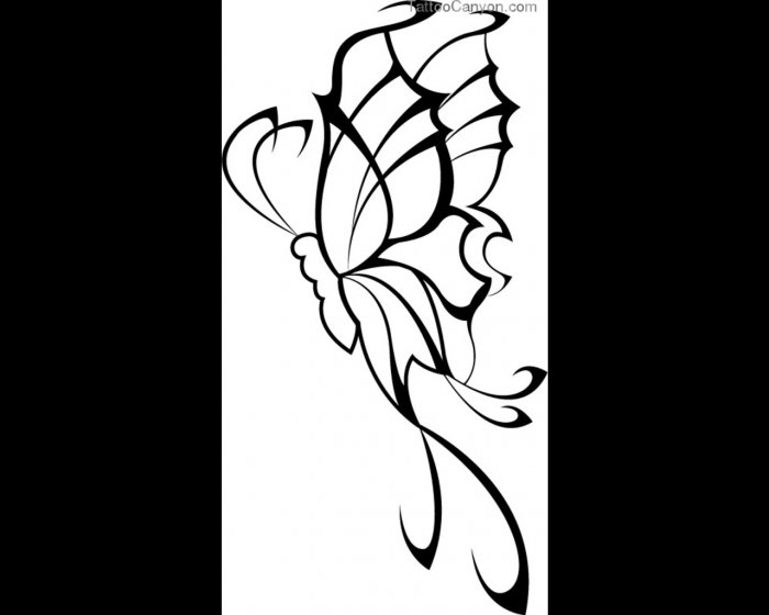 Бабочка эскиз