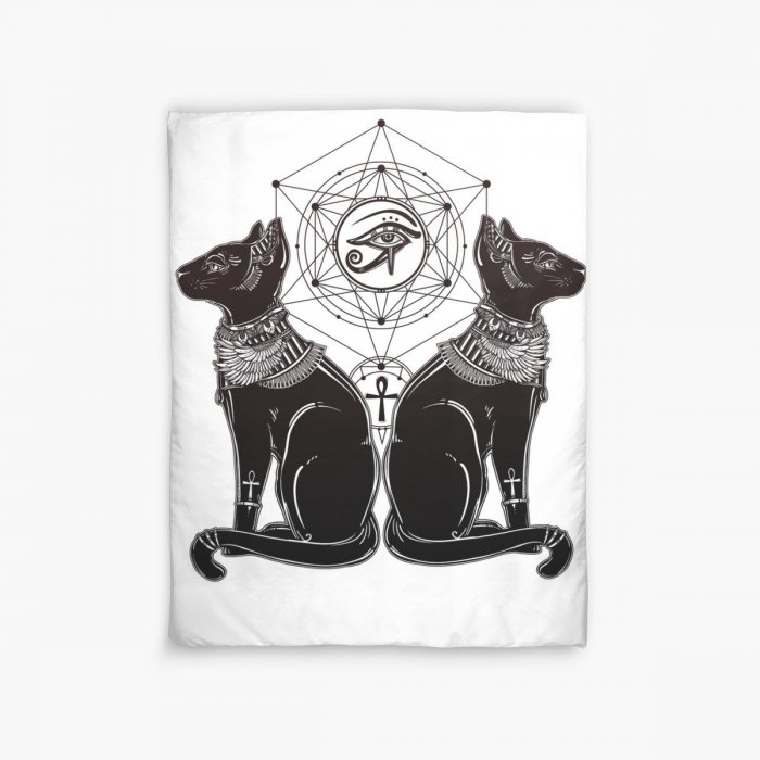 Бастет богиня Египта тату