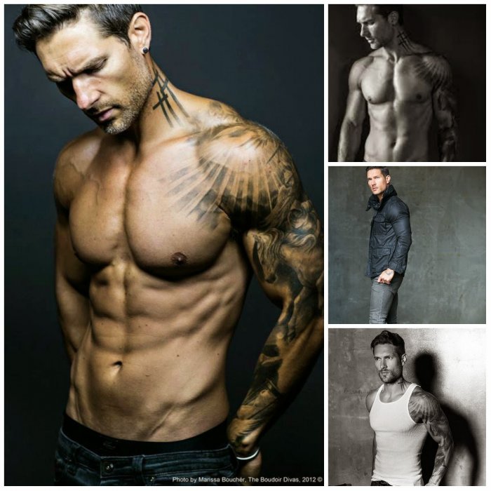 Тату на спине спорт