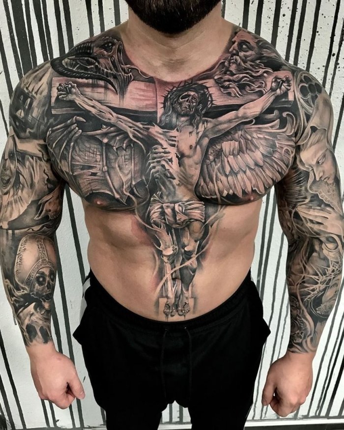 Трайбл тату эстетичные