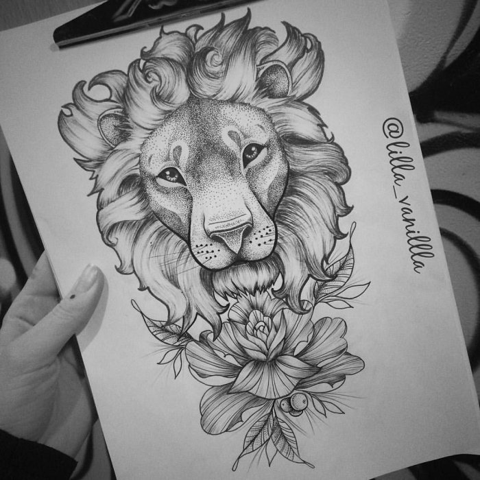 Тату эскизы животных