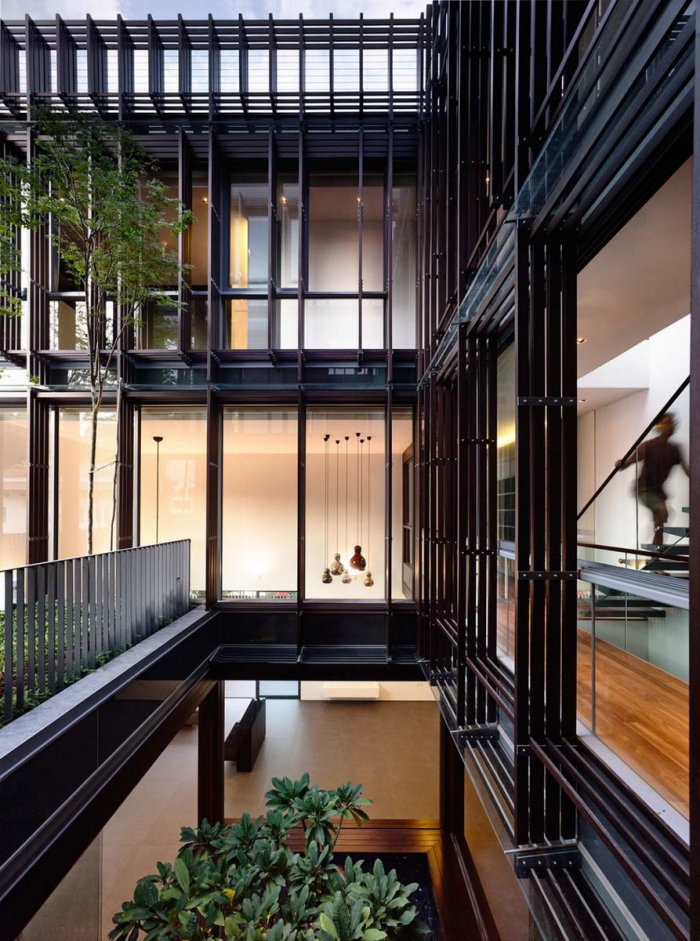 Внутренний дворик жилой дом