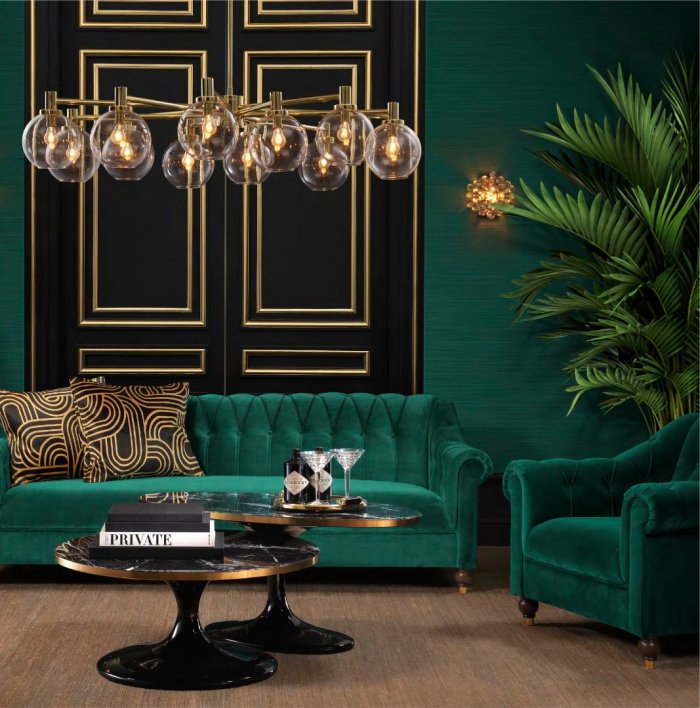 Гостиная арт деко