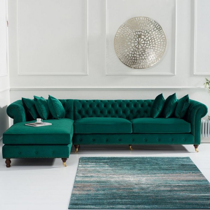 Диван вельвет Эмеральд