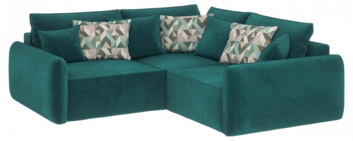 Диван Мун изумрудный Фелиция