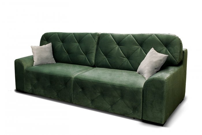 Прямой диван Марсель Луиджи, зеленый