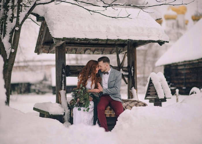 Свадьба зимой фотосессия