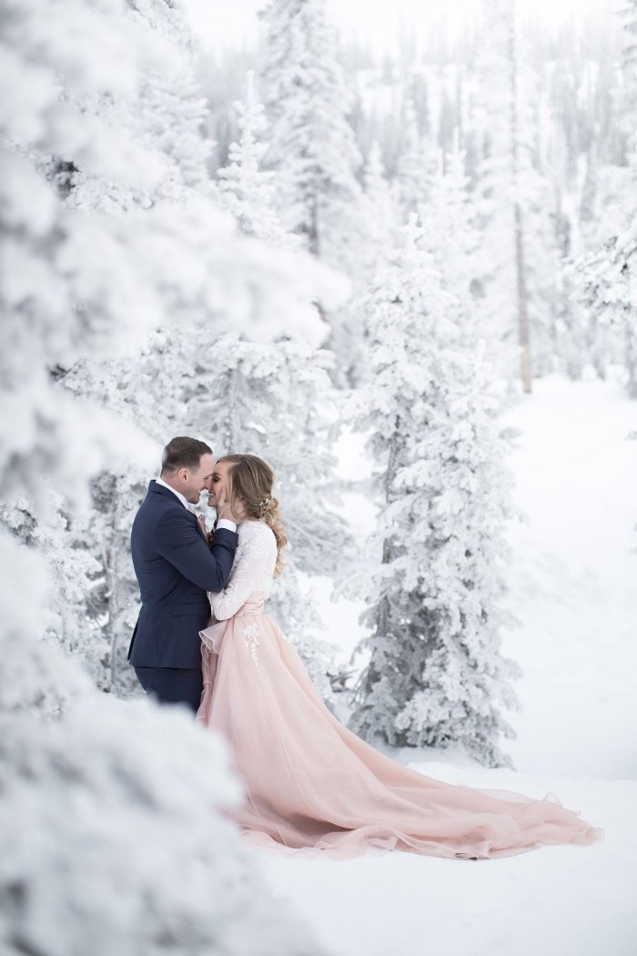 Зимняя Свадебная фотосессия