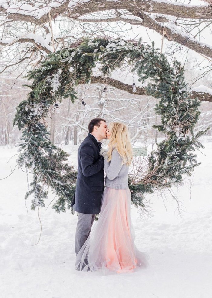 Зимняя Свадебная арка