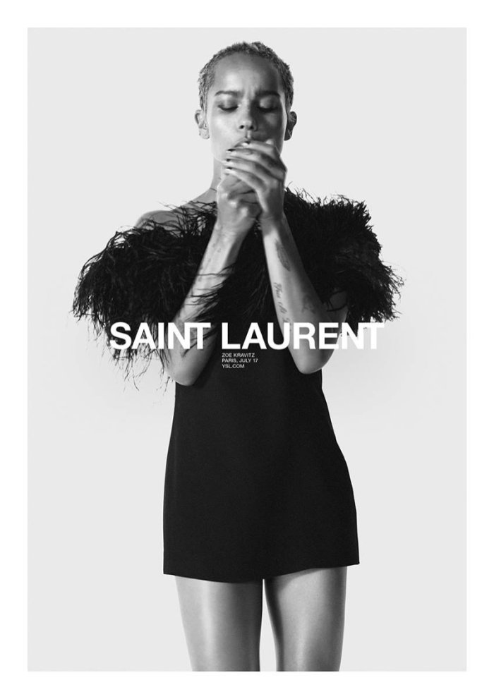 Saint Laurent Зоя Кравитц