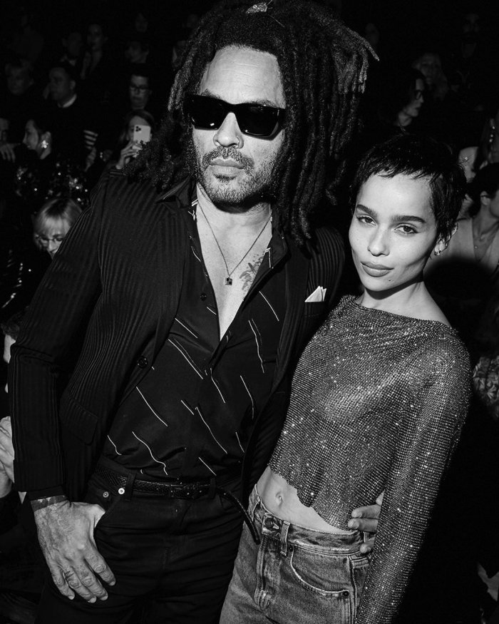 Зои Кравиц Ив сен Лоран