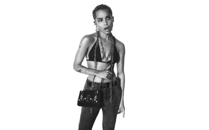 Зои Кравиц в рекламе Ив сен Лоран