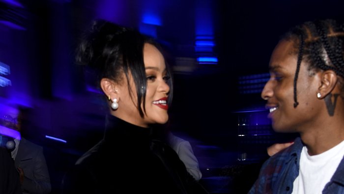Rihanna and a$AP Rocky Heat things during Miami Date Night