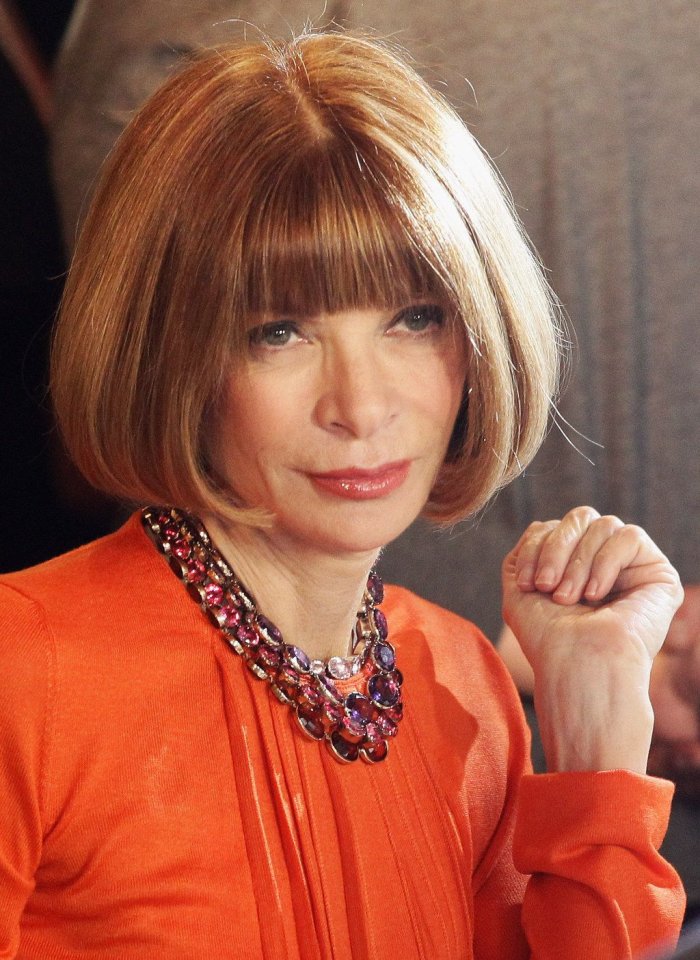 Анна Винтур прическа