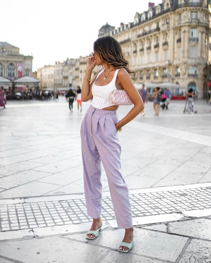 Модные брюки 2020 женские тренды