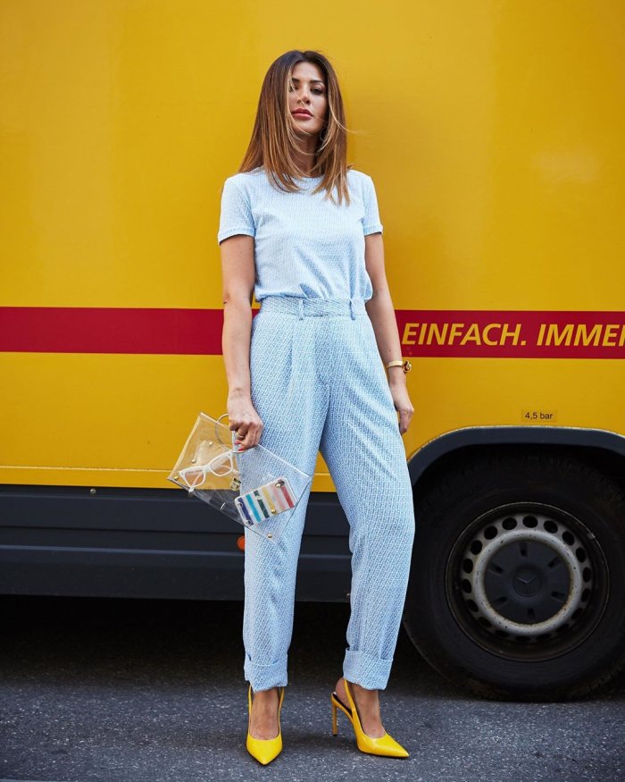 Брюки палаццо осень 2020