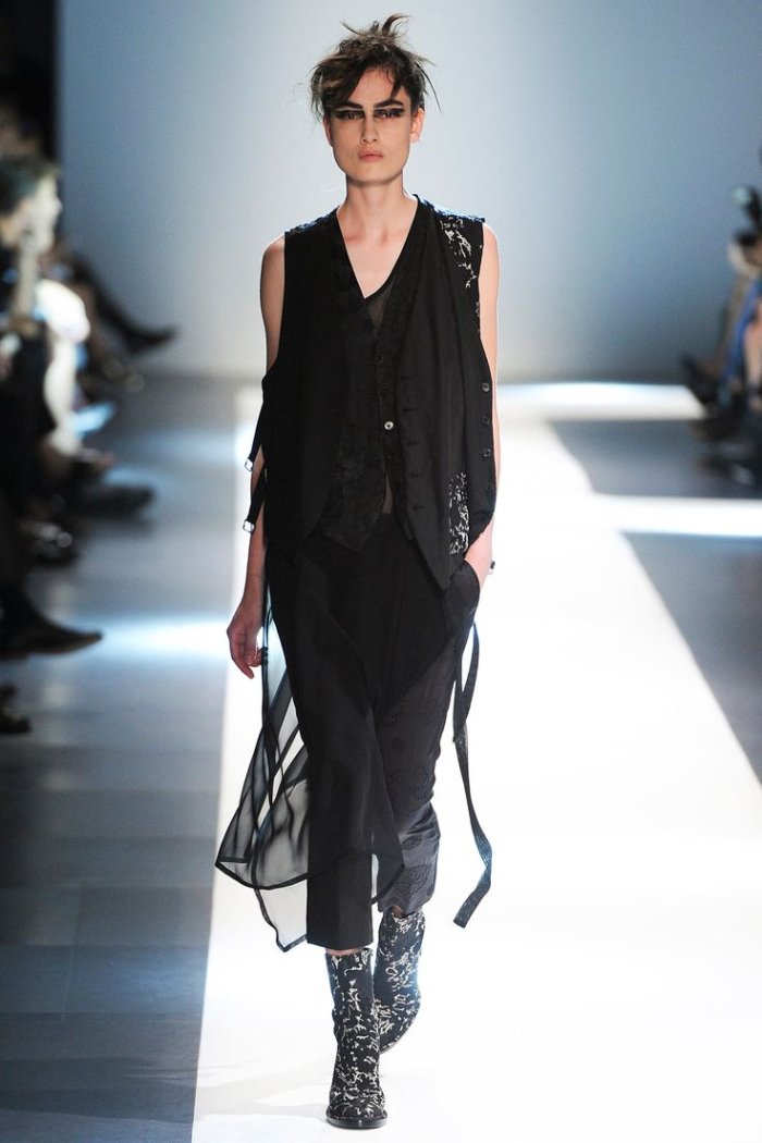 Ann Demeulemeester, показ 2019