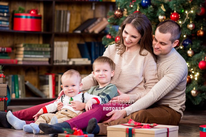 Необычные новогодние фотосессии