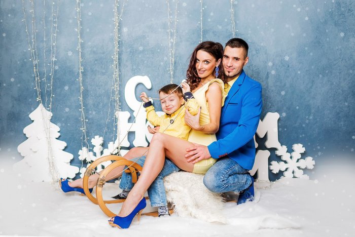 Семейная фотосессия новый год