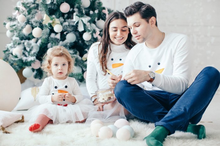 Новогодняя фотосессия в европейском стиле