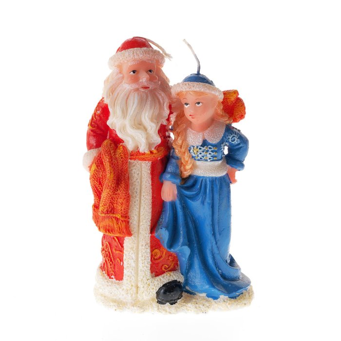 Свеча "дед Мороз и Снегурочка"