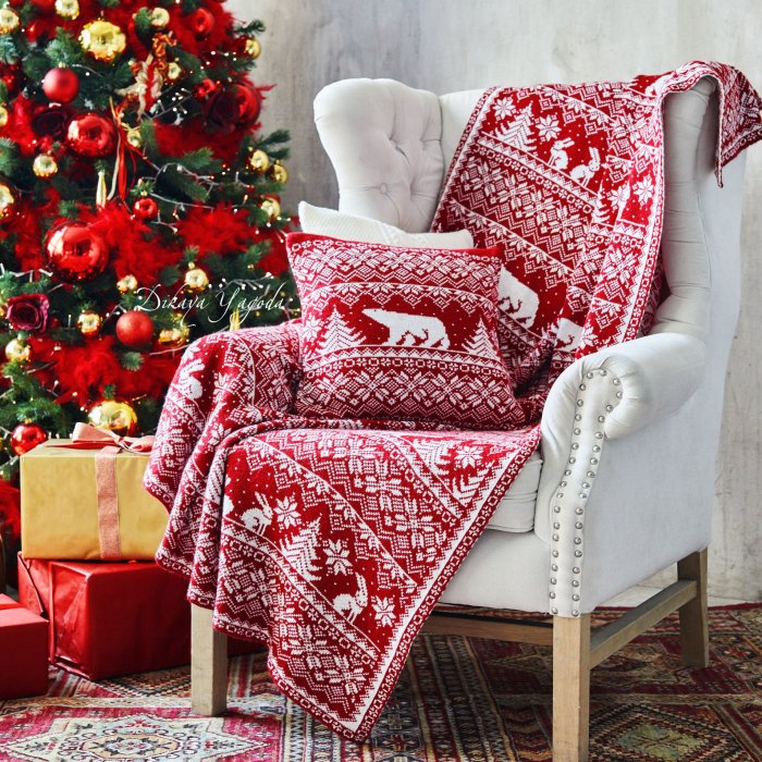 Новогодний плед