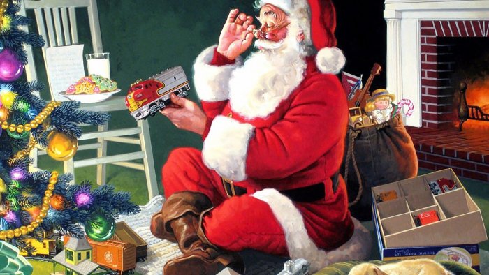 Дед Мороз читает письма