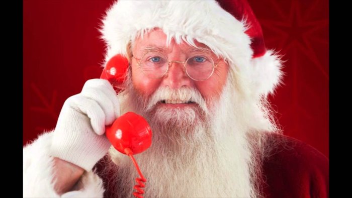 Дедушка Мороз улыбается