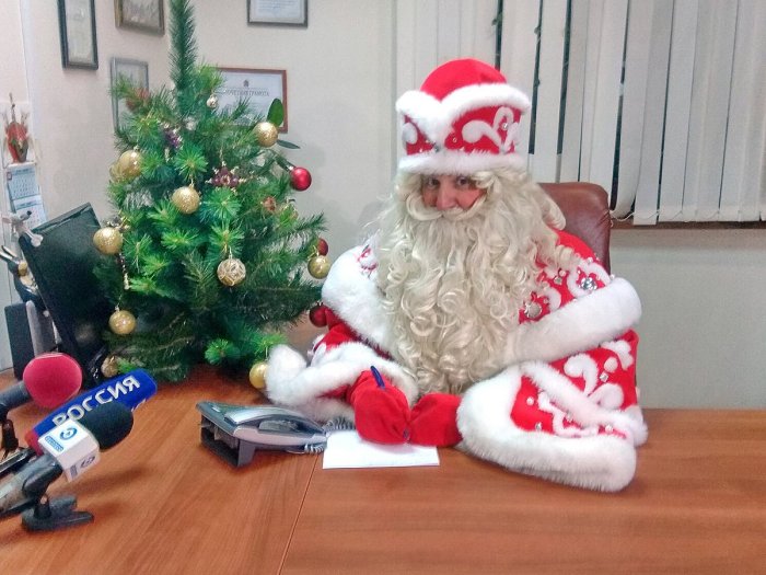 Смешной дед Мороз