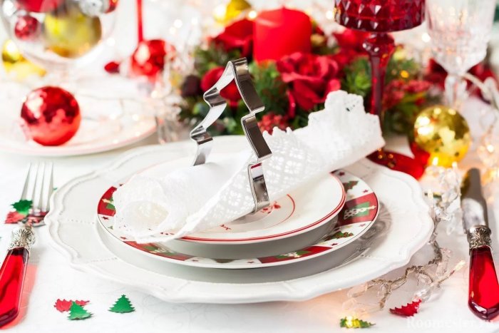 Украшение новогоднего стола
