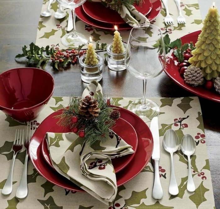 Шампанское на новогоднем столе