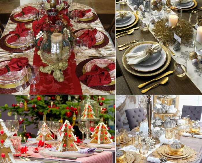 Украшение новогоднего стола