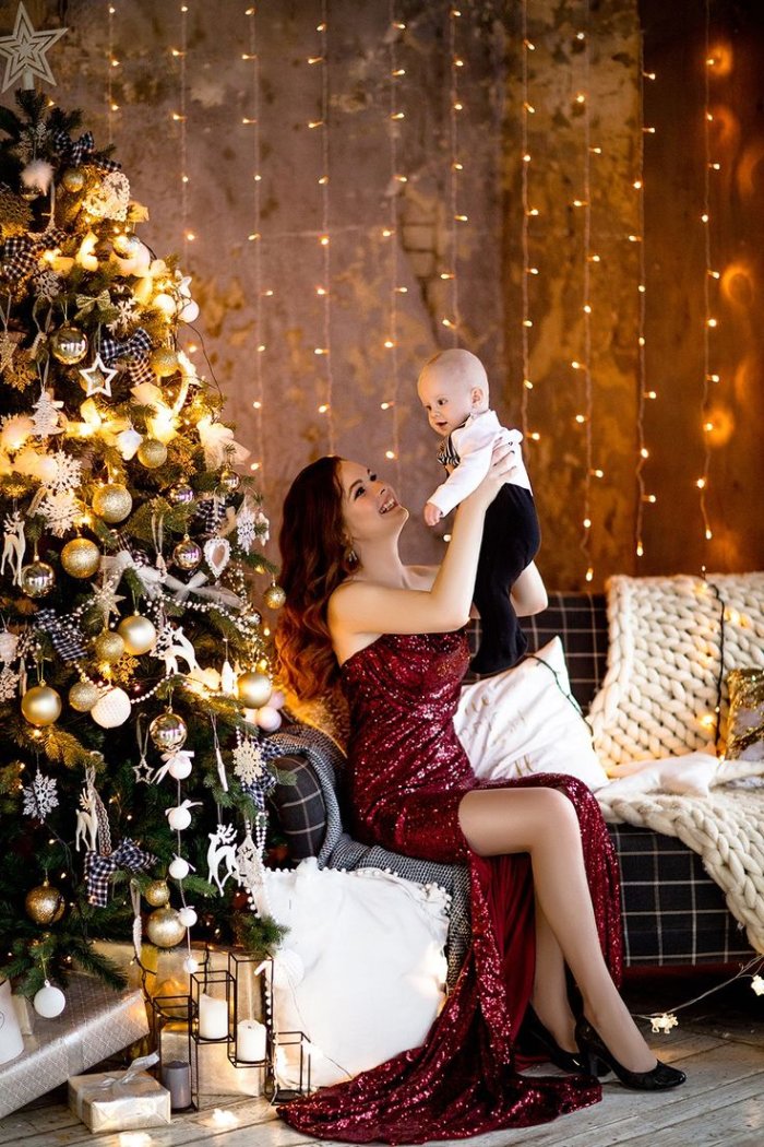 Новогодняя фотосессия в студии