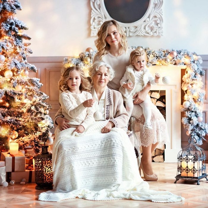 Домашние новогодние фотосессии