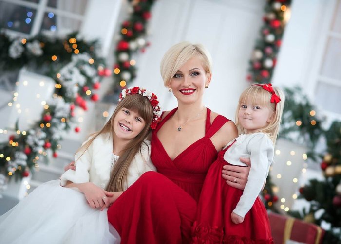 Стильная Новогодняя фотосессия