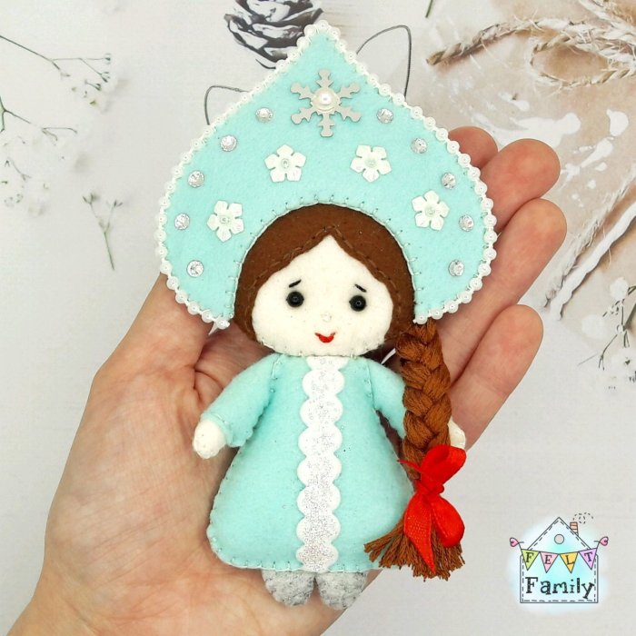 Поделка Снегурочка своими руками