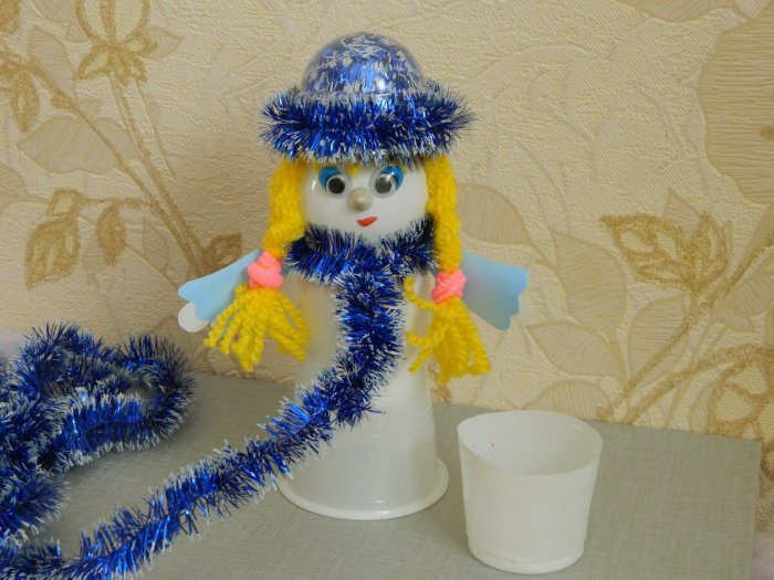 Дед Мороз спицами Светлана Забелина