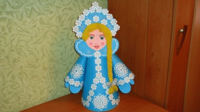 Поделка Снегурочка своими руками