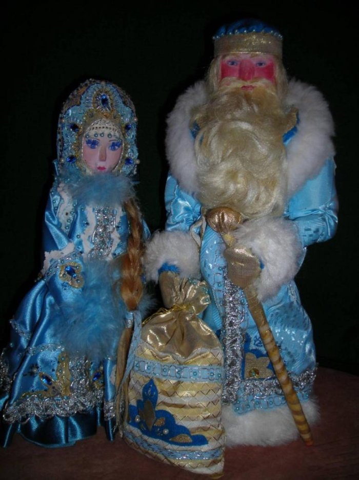 Снегурочка из фетра